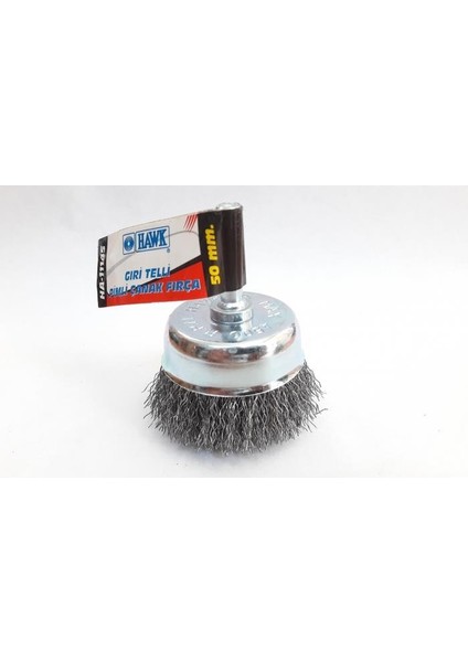 Hawk HA11145 Pimli Gri Tel Çanak Fırça 50 mm - 8695348111451
