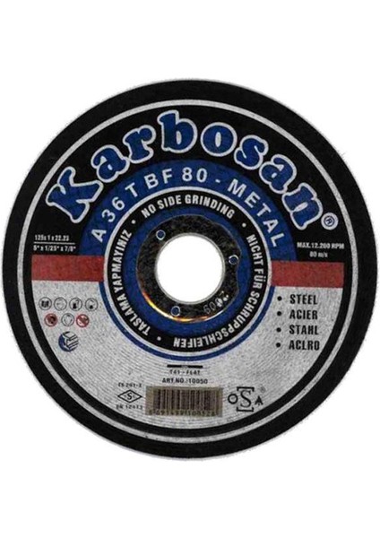 Karbosan Metal Kesici 180X3.0X22 mm - 8691499100405