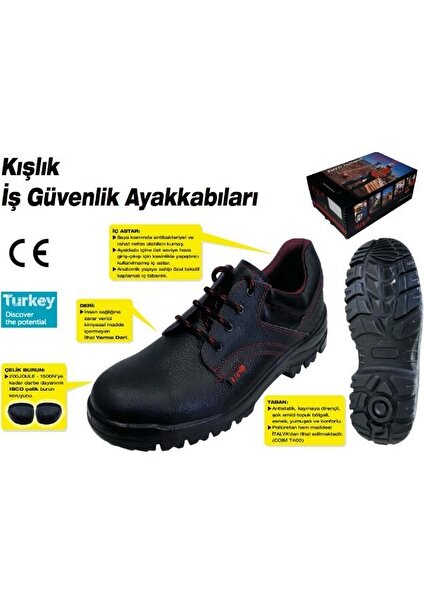 Hersey Evinizde 414 Çelik Burunlu Iş Ayakkabısı S2 43 Numara - 9996670120548