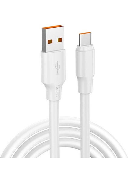 BN90 Type-C Kablo 120W Süper Hızlı 6 Amper Ultra Kalın Şarj Data Kablosu
