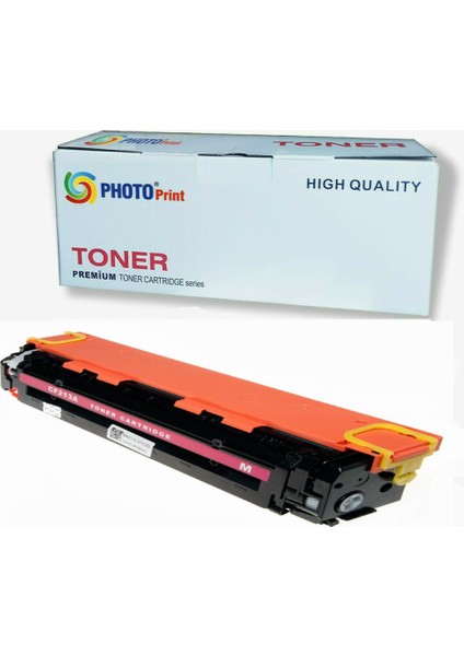 Hp CB543A 125A Color Laserjet CP1215 M Kırmızı Ithal Muadil Toner (1.400 Sayfa)