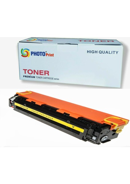 Hp CB542A 125A Color Laserjet Mfp CM1312NFI Y Sarı Ithal Muadil Toner (1.400 Sayfa)