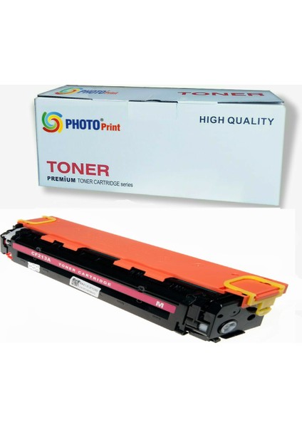 Hp CB543A 125A Color Laserjet Mfp CM1312NFI M Kırmızı Ithal Muadil Toner (1.400 Sayfa)