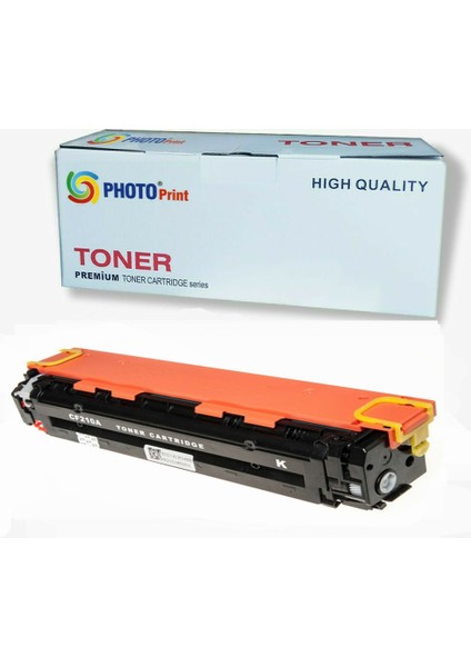 Photo Print Hp CB540A 125A Color Laserjet CP1215 Bk Siyah Ithal Muadil Toner (2.200 Sayfa)