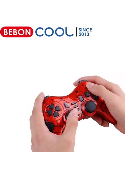 2.4g PS1-PS2-PS3-PC360-WINDOWS Pc-Android Tv-Android Tablet Telefon Uyumlu Titreşimli Kablosuz Joystick Kol fiyatları