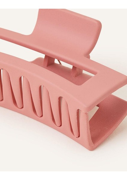 Mat Pembe Renk Kıskaçlı Toka