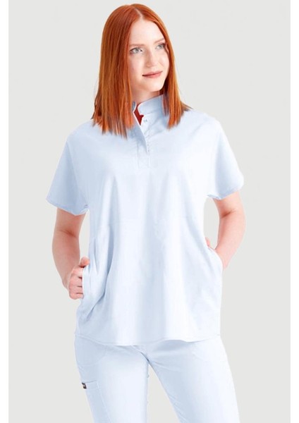 Beyaz Renk Perla Model Takım Likra Kumaş Tek Renk Forma
