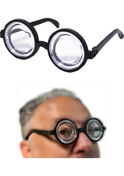 Goofy Nerd Specs Glasses Şaka Psikopat Gözlüğü Şaka Ürünleri Şaka Malzemeleri Şaka Mercekli Gözlük