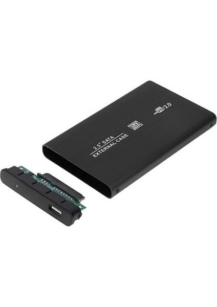 PM-34265 Harici 2.5 USB 2.0 Sata Siyah Harddısk Kutusu