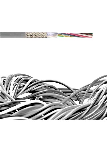 100 Mt. Recber LIY (St) CY 6x0,22 Sinyal Kablosu
