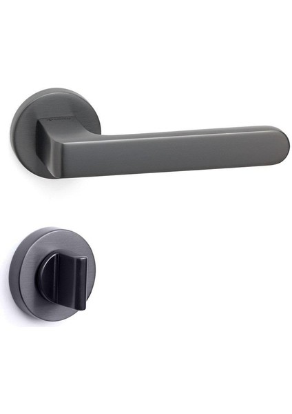 Marvel Wc Rozetli Kapı Kolu Füme Renk 1 Takım HA210RO12