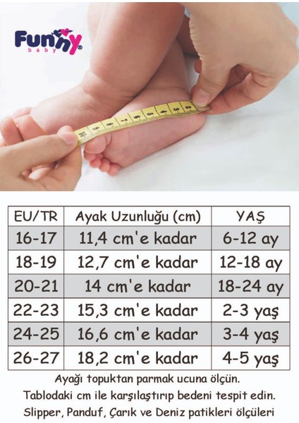 Funny Baby Polar Cıtlı Rahat Panduf Esnek Ergonomik Yumuşacık Taban Özel Tasarım  Organik Rahat Hava Alır Yüzey 7601