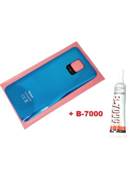 Xiaomi Redmi Note 9s Note 9 Pro Arka Kapak (CAM+B-7000) Mavi