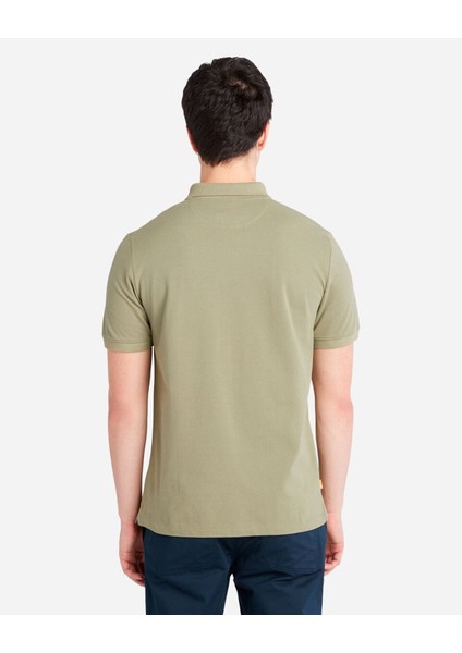 Pique Short Sleeve Erkek Yeşil T-Shirt TB0A26N45901