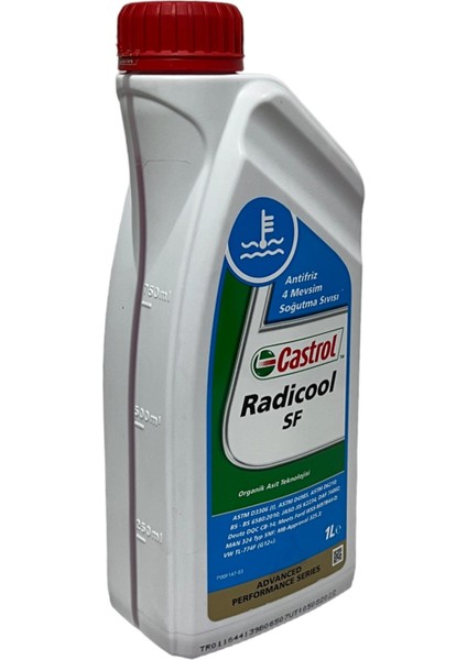Radicool Sf 4 Mevsimlik Kırmızı Antifriz 1 Litre 2 Adet