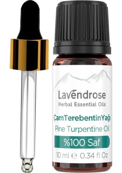 Çam Terebentin Yağı %100 Saf *bitkisel Aromaterapi Yağı 10ML* Saç Dökülmesine Karşı Bakım Yağı