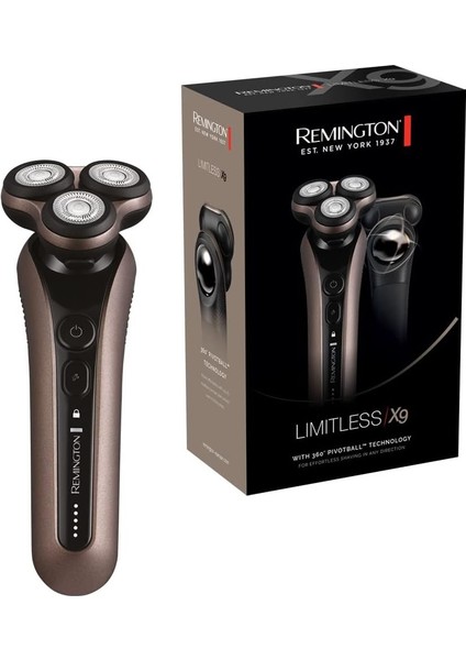 Remington XR1790 Elektrikli Sakal Düzeltici, Esnek Dönen Başlıklar, Basınca Uyarlanabilir Güç Algılama Teknolojisi, %100 Su Geçirmezlik, LED Şarjı, H