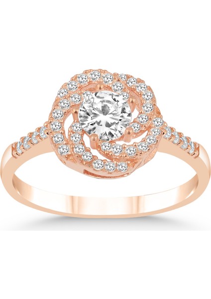 Sarmal Vintage Gümüş Yüzük 925 Ayar