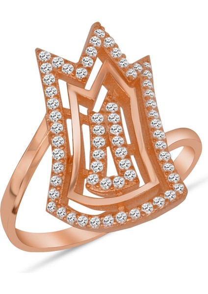 Taç Model Kadın Gümüş Yüzük