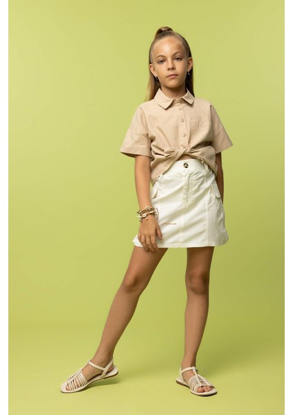 Kız Çocuk Poplin Etek B0712A823HS fiyatları