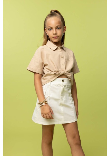 Kız Çocuk Poplin Etek B0712A823HS modelleri