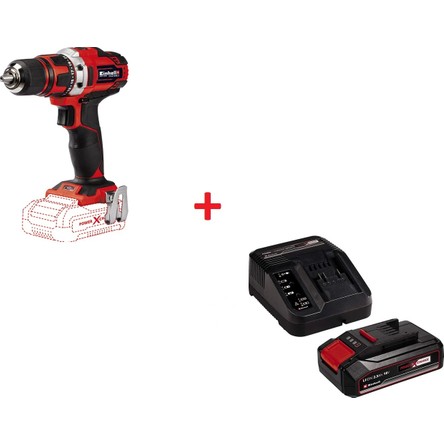 Einhell TE-CD 18/40 Li, Akülü Vidalama Seti ( 2,5 Ah Akü ve Şarj Cihazı Dahildir)