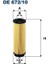 Fıltron OE672/10 Yag Filtresi (Bmw: B-58 / F-20/22/23/30/32/80 G-11/12/30 ) OE67210 (WE634417) 1