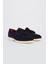 Ottone Erkek Lacivert Süet Hakiki Deri Loafer Ayakkabı 537 3205-VAL Erk Ayk Y23 2