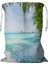 Tropical Maldives Iand Beach Sea Sky Ipli Çamaşır Sepeti 45X60 cm (Yurt Dışından) 1