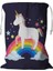 Unicorn ve Gökkuşağı Ipli Çamaşır Sepeti 45X60 cm (Yurt Dışından) 1