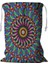 Kaleydoskop Renkli Mozaik Süs Çamaşır Sepeti Ipli 45X60 cm (Yurt Dışından) 1