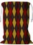 Kahverengi Kırmızı Sarı Argyle Ipli Çamaşır Sepeti 45X60 cm (Yurt Dışından) 1