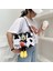 Disney Mickey Omuz Çantası Mickey Mouse Naylon Messenger Çanta Kız Çocuk Hediye (Yurt Dışından) 1