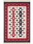 Arya Kilim Ar 32 Red Çift Taraflı Etnik Desenli Dokuma Kilim 1