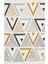 Arya Ar 18 Yellow Grey Çift Taraflı Modern Desenli Dokuma Kilim 1