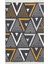 Arya Ar 18 Yellow Grey Çift Taraflı Modern Desenli Dokuma Kilim 2