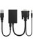 Alfanet VGA To HDMI + Ses Çevirici 1