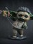 Bebek Yoda Leatherface Grogu Deri Surat 15 cm Heykel 1