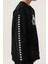 Siyah Bisiklet Yaka Kol Baskı Detay Erkek Çocuk Sweatshirt 3