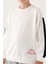 Krem Bisiklet Yaka Kol Detay Erkek Çocuk Sweatshirt 3