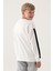 Krem Bisiklet Yaka Kol Detay Erkek Çocuk Sweatshirt 4