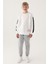 Krem Bisiklet Yaka Kol Detay Erkek Çocuk Sweatshirt 5