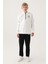 Krem Yaka Fermuarlı Kapüşonlu Erkek Çocuk Sweatshirt 5