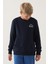 Lacivert Bisiklet Yaka Erkek Çocuk Sweatshirt 2