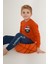Little Builders Turuncu Erkek Çocuk Uzun Kol Pijama Takım 1