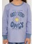 Good Vibes Only Lila Kız Çocuk Uzun Kol Pijama Takım 4