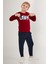 Bordo Erkek Çocuk Eşofman Takımı 2