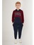 Pocket Suit Bordo Erkek Çocuk Eşofman Takımı 1