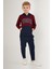 Pocket Suit Bordo Erkek Çocuk Eşofman Takımı 2