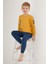 Ribbon Kahverengi Erkek Çocuk Uzun Kol Pijama Takım 1